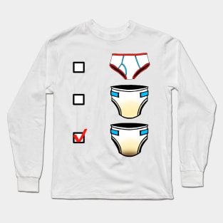 Underwear Preference Long Sleeve T-Shirt